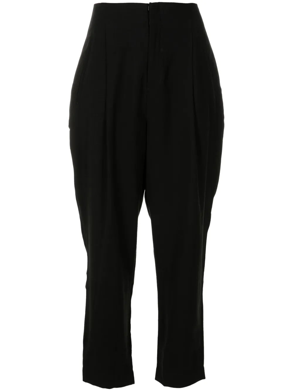 High-Waisted Cigarette Trousers