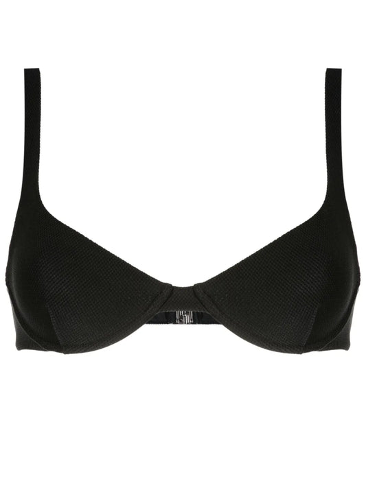 Half-Cup Textured Bikini Top