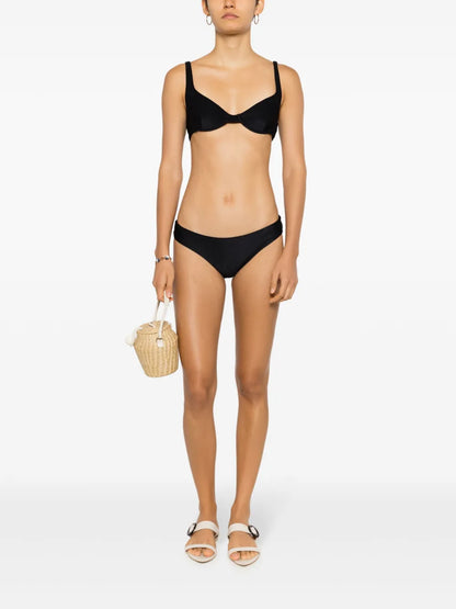 Half-Cup Textured Bikini Top