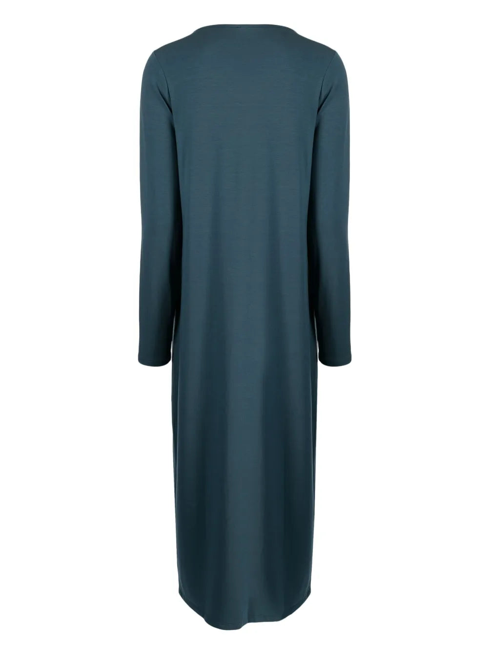 Crew-Neck Shift Midi Dress