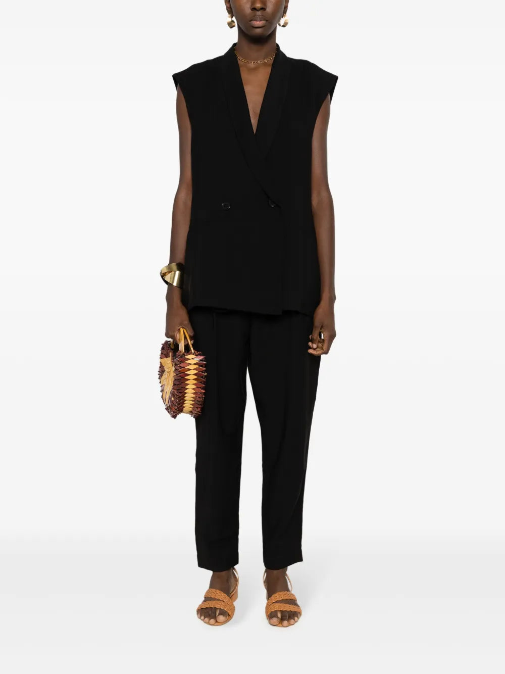 Double-Breasted Tailored Waistcoat