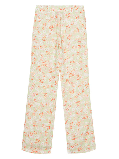 Low-Waist Wide-Leg Trousers