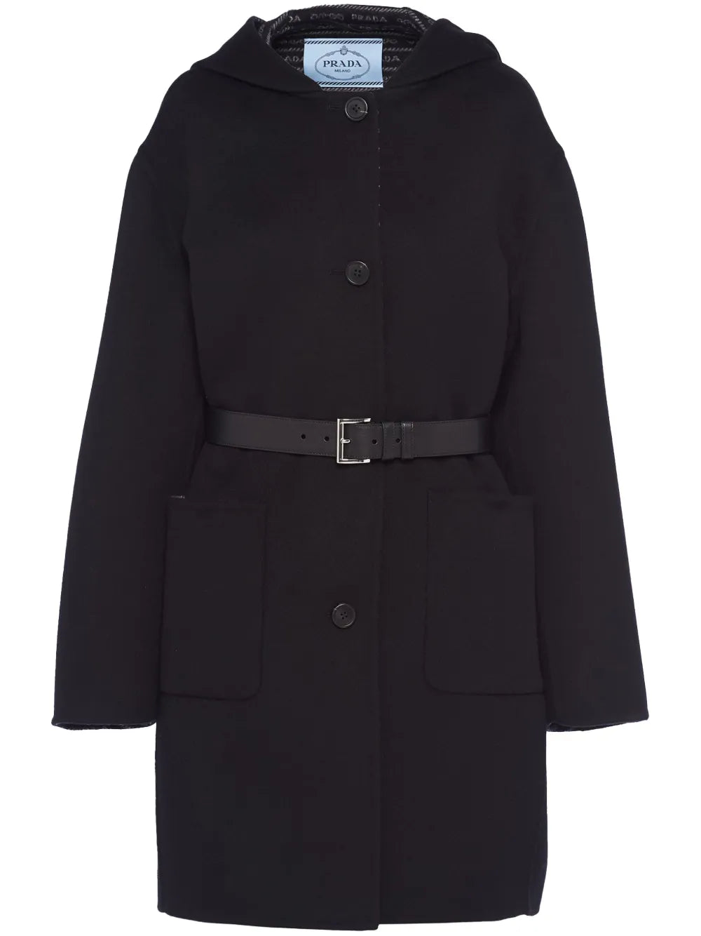 Single-Breasted Wool Coat