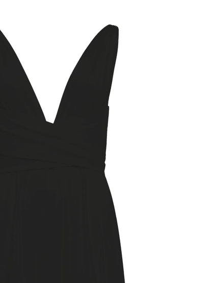 Cirrus V-Neck Silk Gown