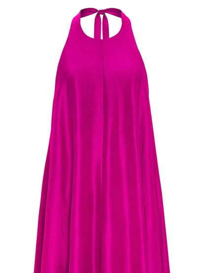 Sadie Halterneck Silk Gown