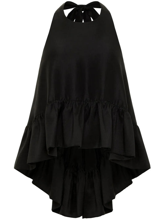 Winston Ruffled Silk Top