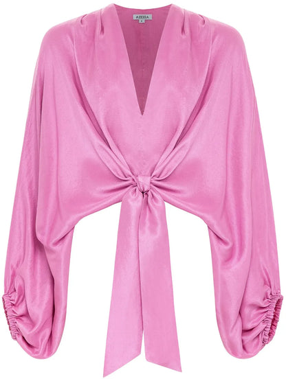 Culhane Twisted Silk Blouse