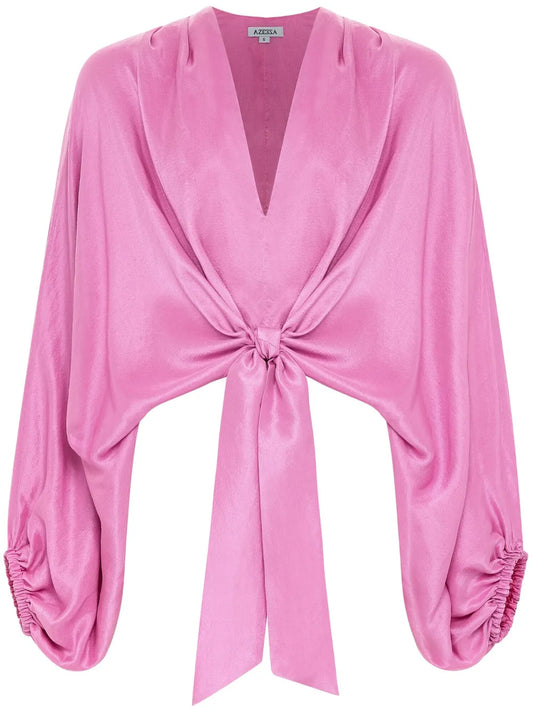 Culhane Twisted Silk Blouse