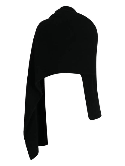 Asymmetric Scarf Jumper