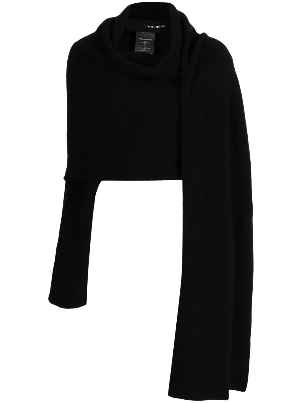 Asymmetric Scarf Jumper