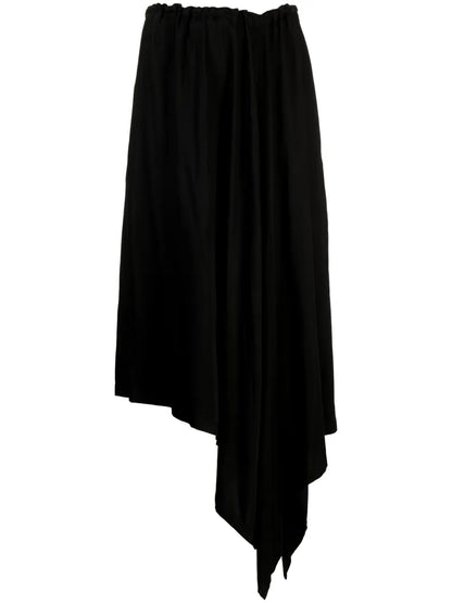 Satin Drawstring Sarrouel Trousers