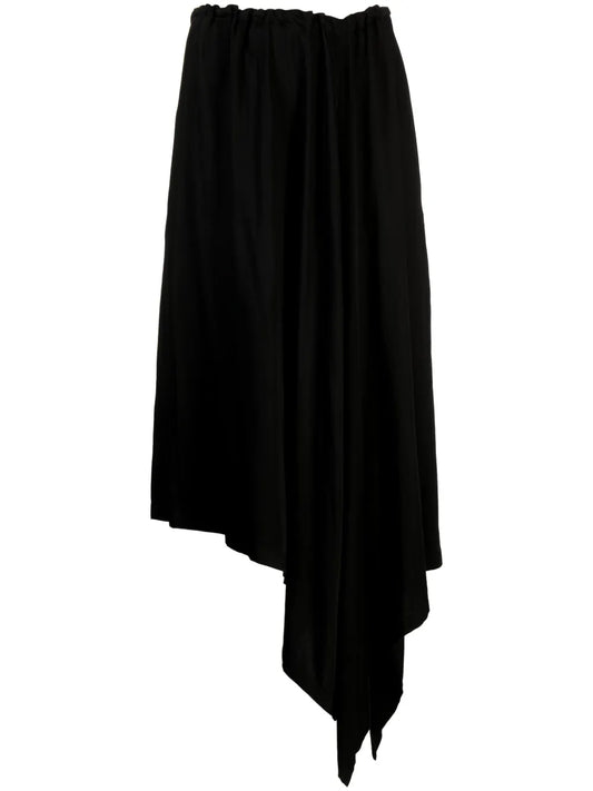 Satin Drawstring Sarrouel Trousers