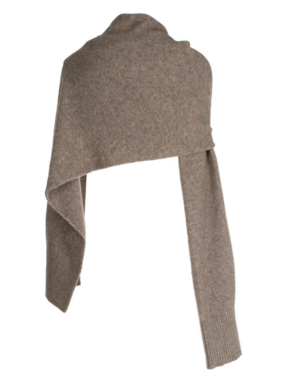 Asymmetric Scarf Jumper