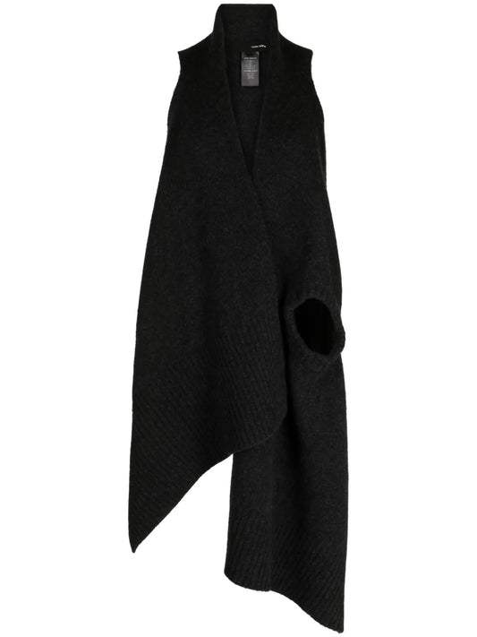 Asymmetric Knitted Vest
