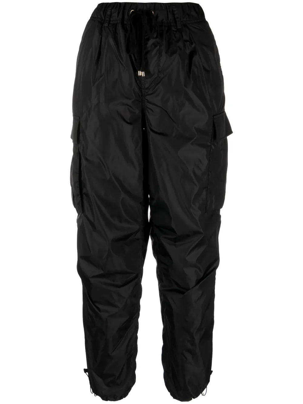 Tapered Cotton Cargo Trousers