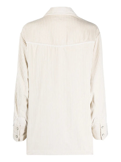 Long-Sleeve Corduroy Shirt