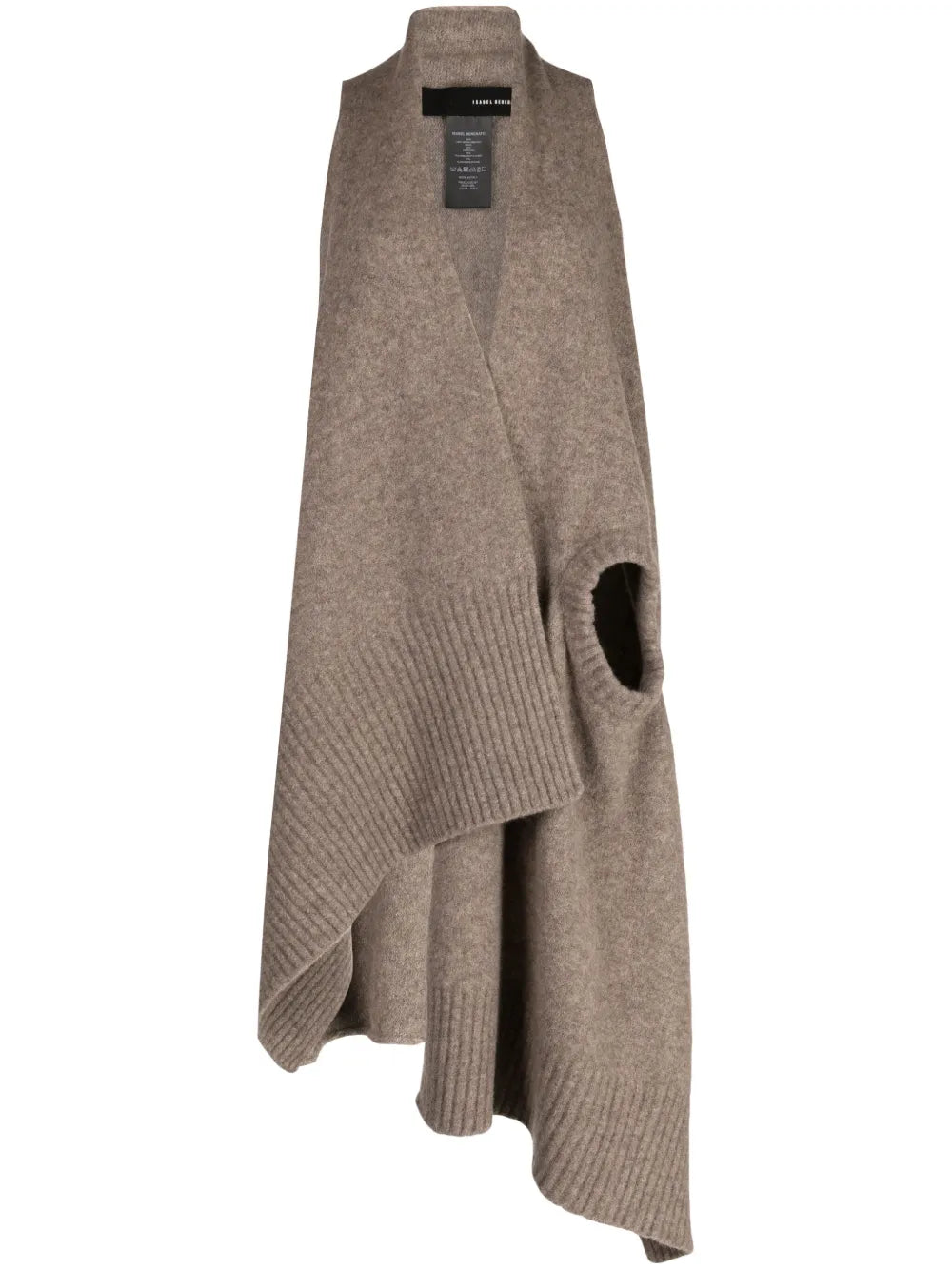 Asymmetric Sleeveless Vest