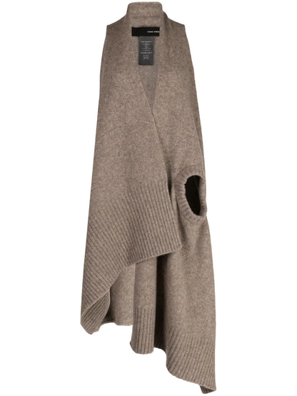 Asymmetric Sleeveless Vest