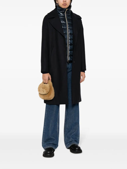 Panelled Mid-Length Coat