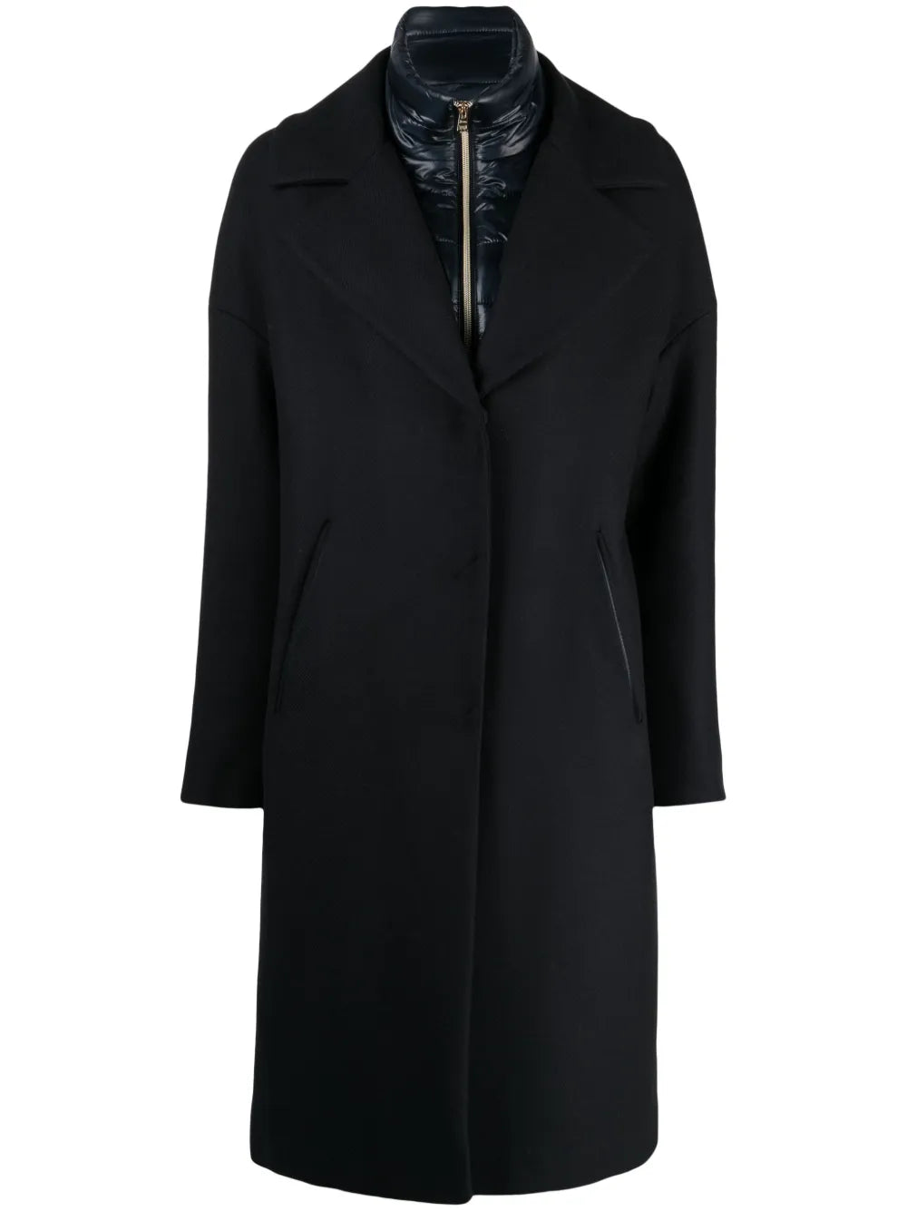 Panelled Mid-Length Coat