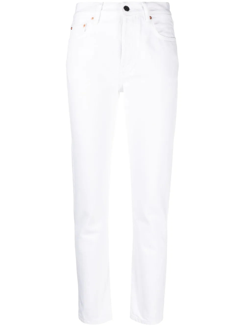 Mid-Rise Tapered Jeans