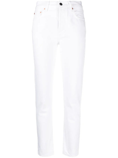 Mid-Rise Tapered Jeans