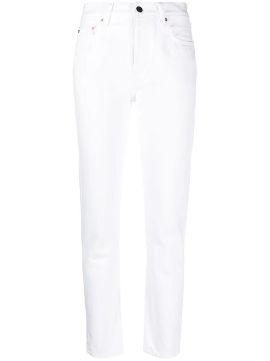Mid-Rise Tapered Jeans