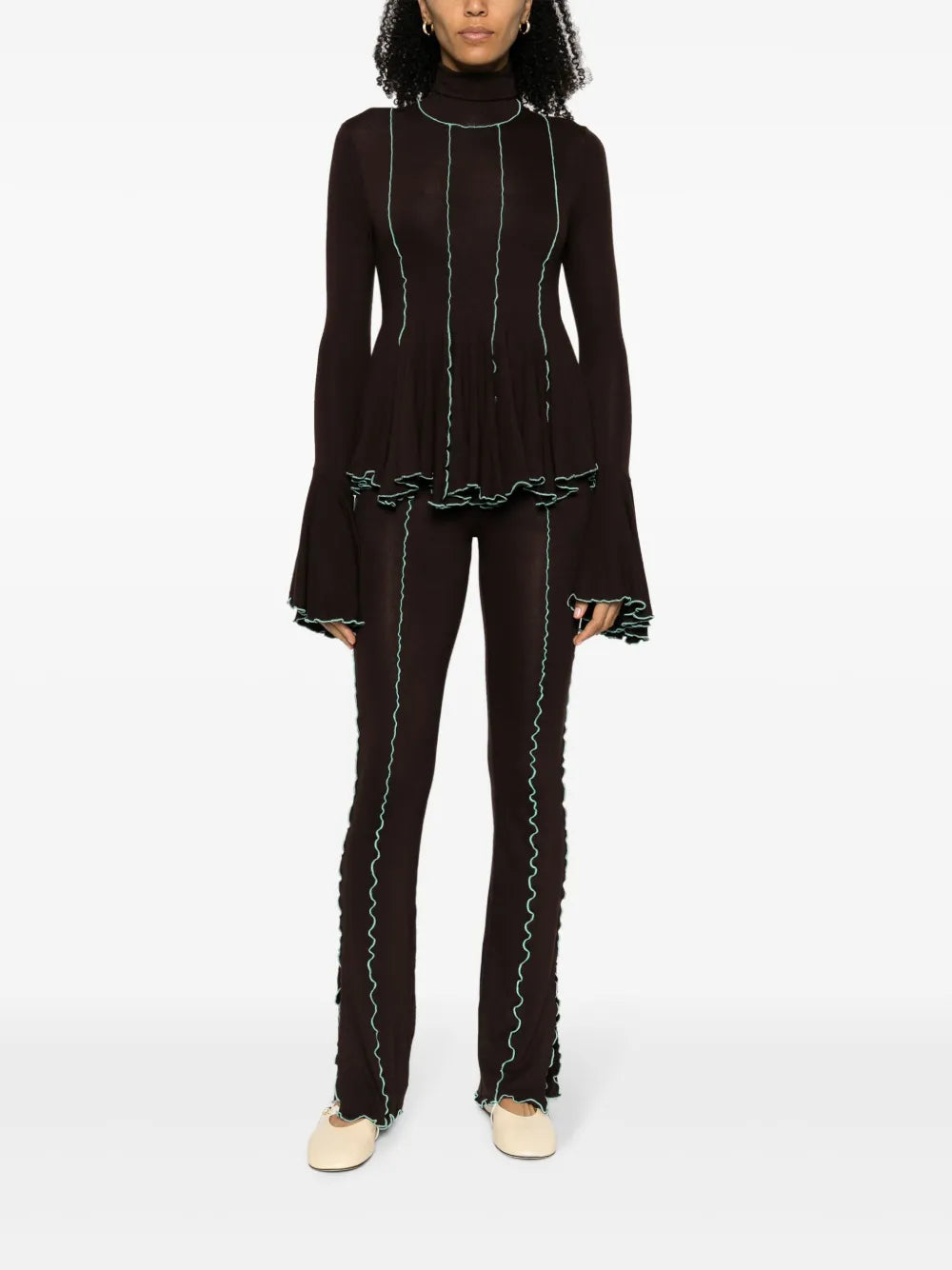 Renti Contrast-Stitching Jumper