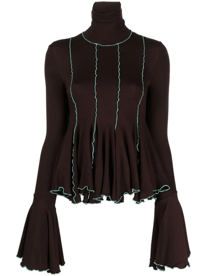 Renti Contrast-Stitching Jumper