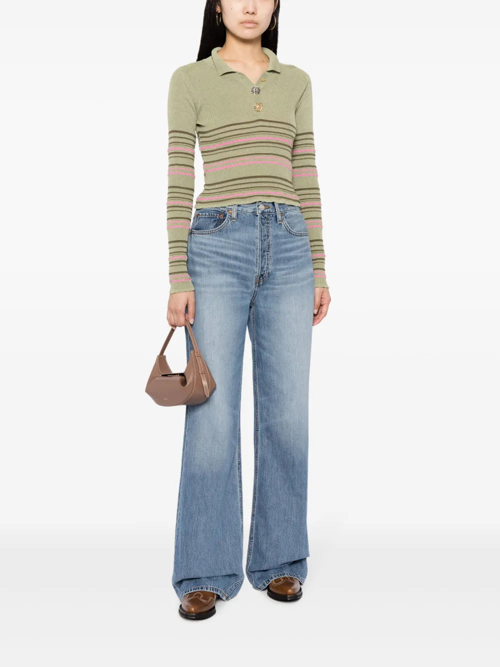 High-Rise Wide-Leg Jeans