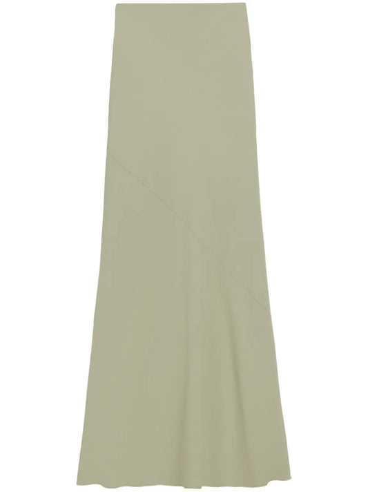 Bias-Cut Maxi Skirt