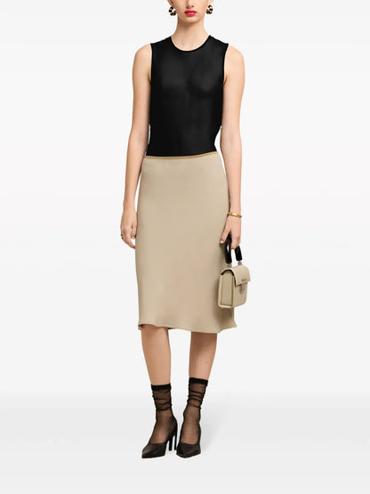 Semi-Sheer Silk Top