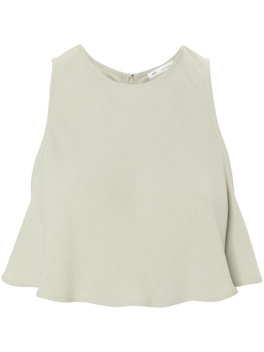 Crepe Cropped Top