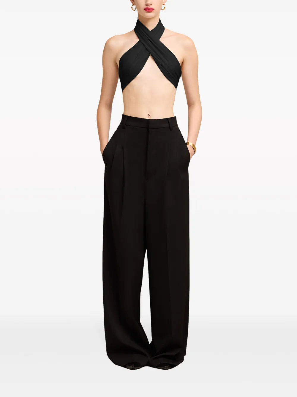 Silk Wrap Top