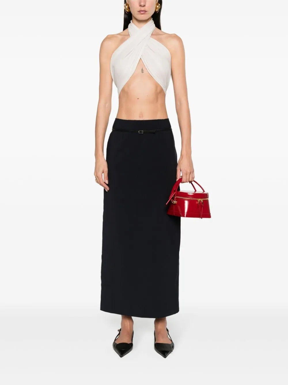 Silk Wrap Top
