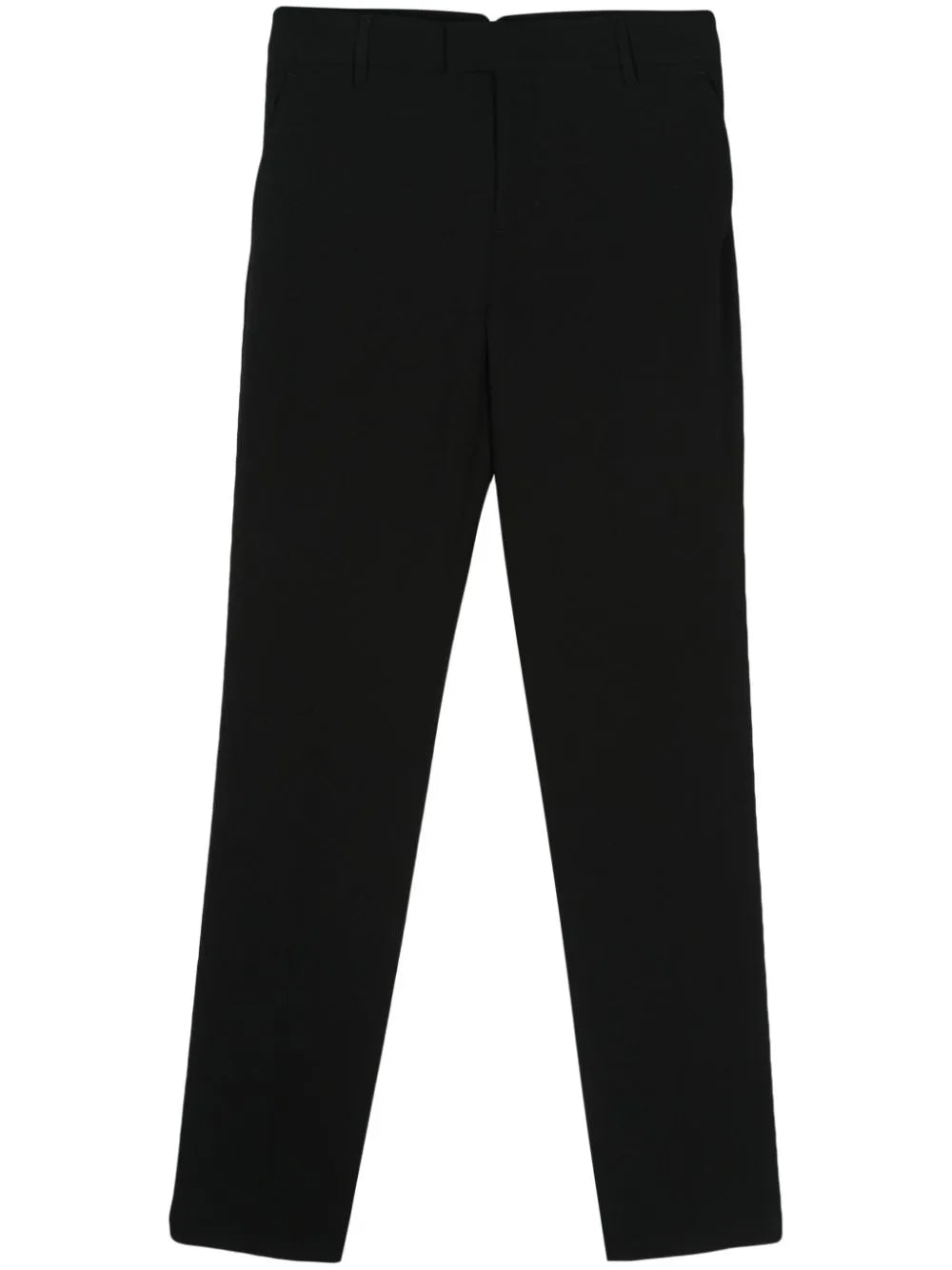 Crepe Tapered-Leg Trousers