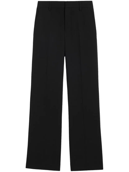 Flared Twill Trousers