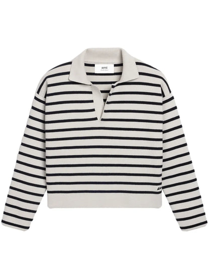 Striped Polo Jumper