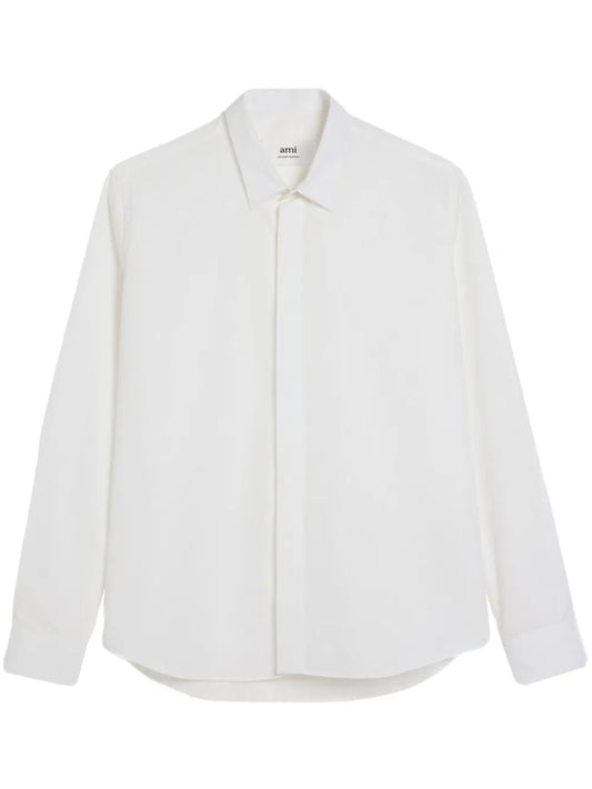 Ami-De-Coeur-Motif Cotton Shirt
