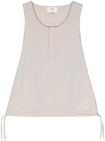 Drawstring-Hem Tank Top