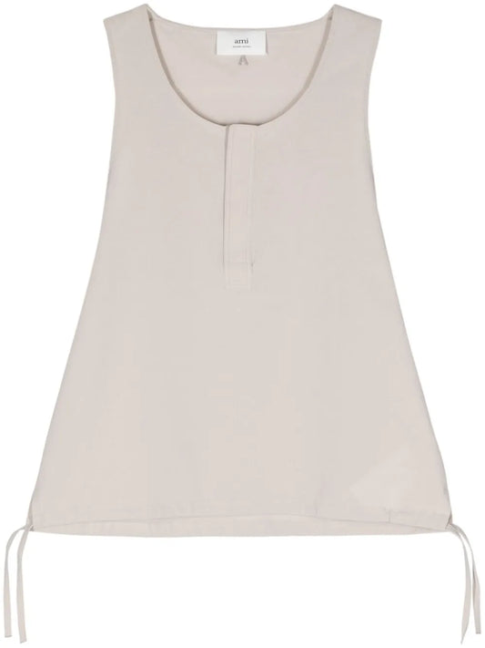 Drawstring-Hem Tank Top