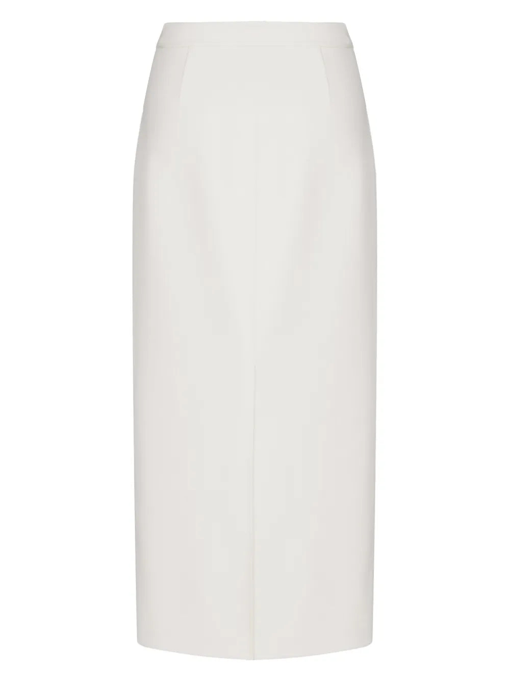 Compact Drap Midi Skirt