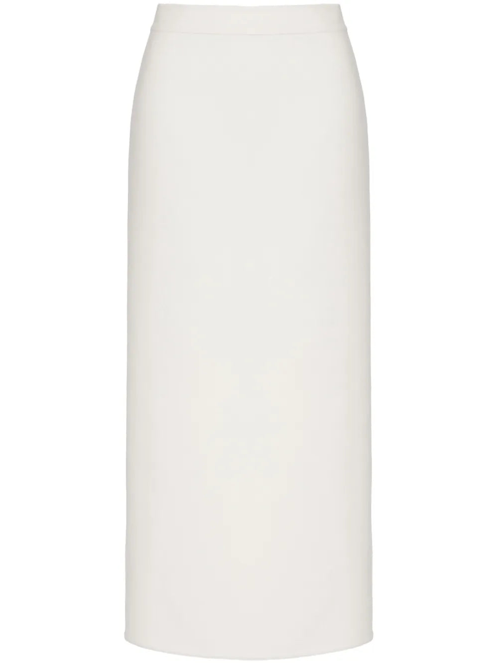 Compact Drap Midi Skirt