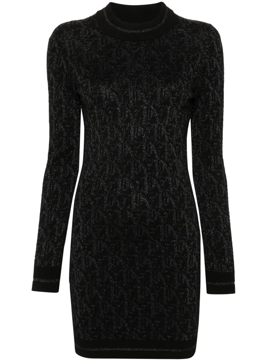 Monogram-Jacquard Mini Dress