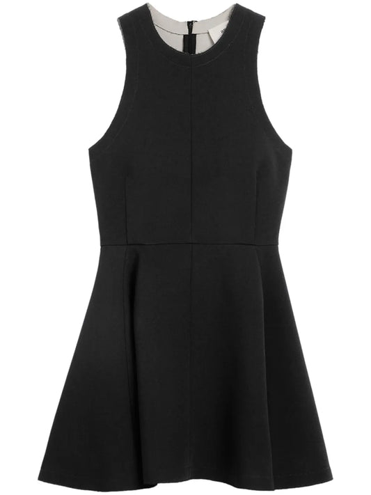 Sleeveless Virgin-Wool Minidress