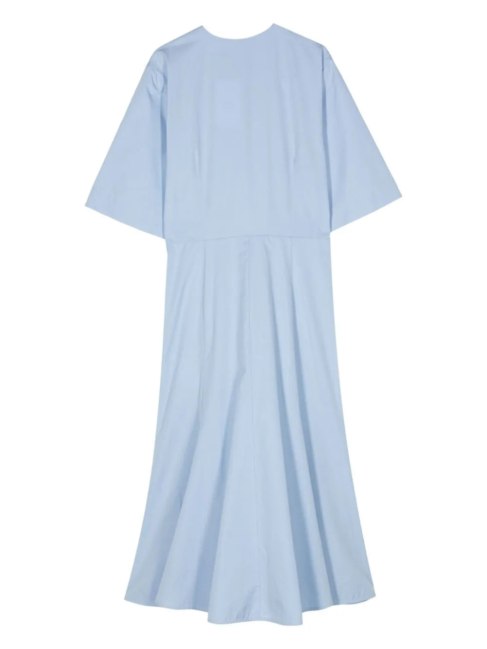 Poplin Flared Shirt Dress