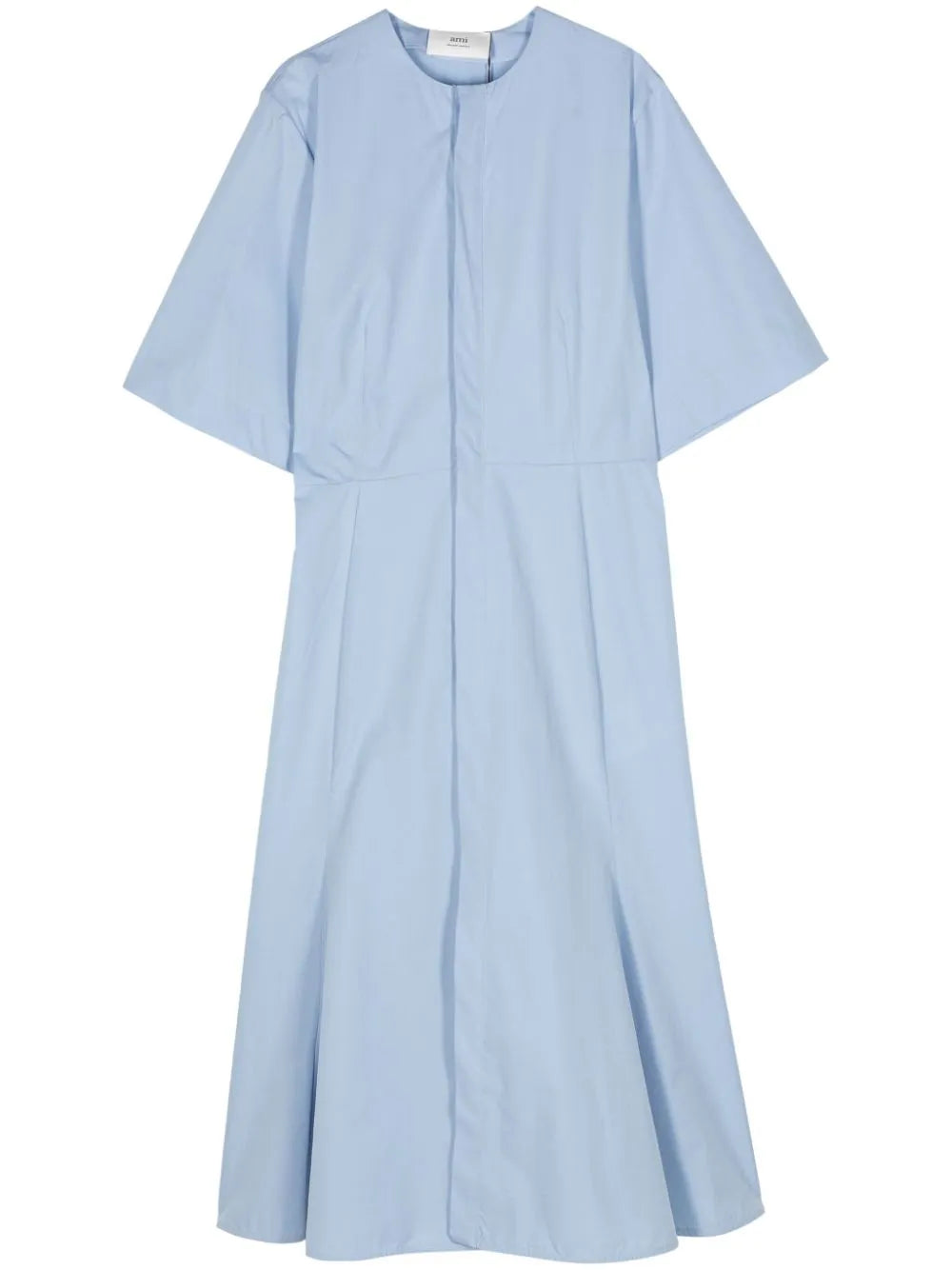 Poplin Flared Shirt Dress