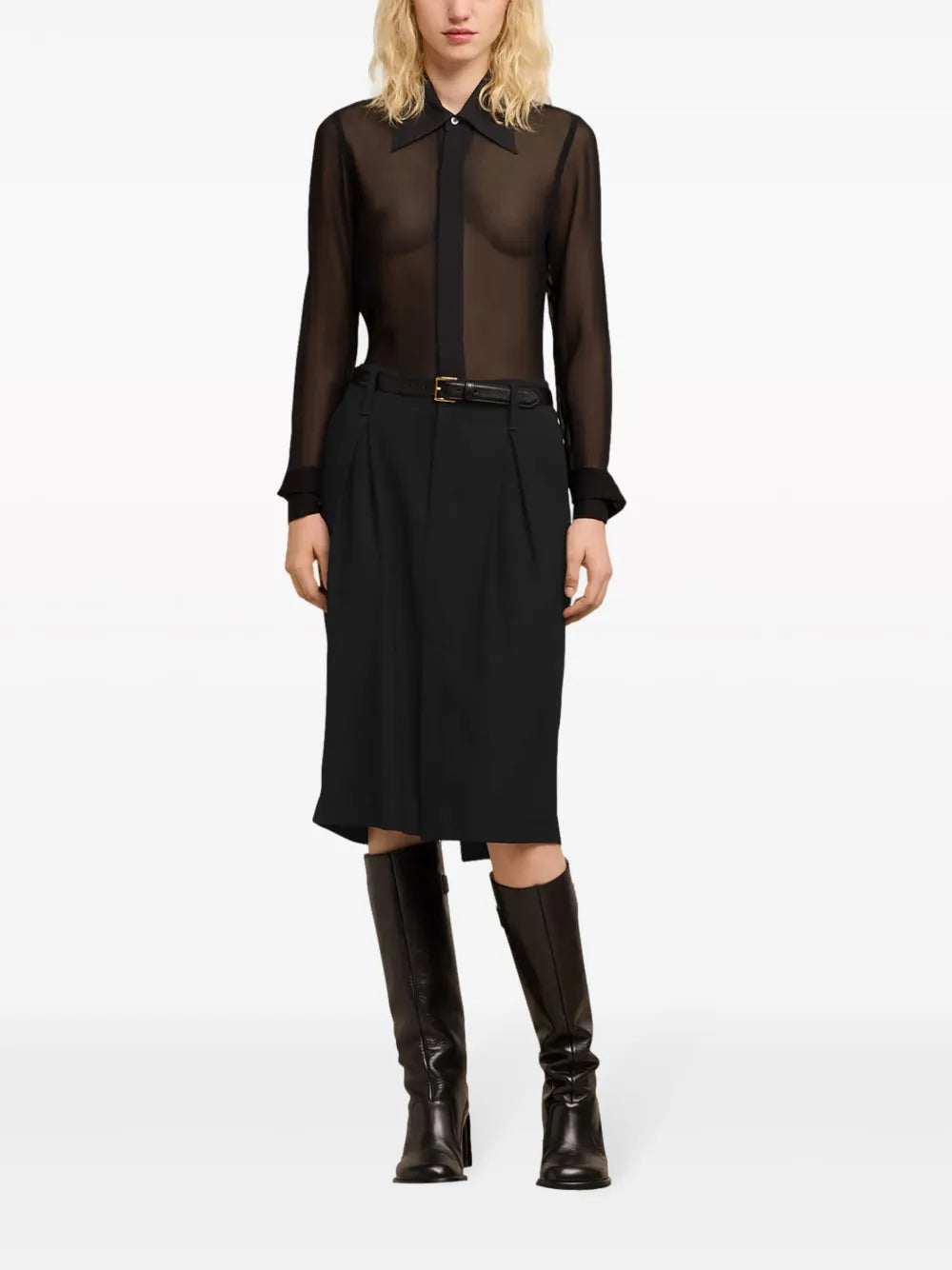 Sheer Silk Shirt