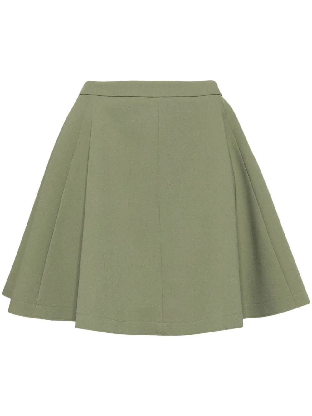 Virgin-Wool Skater Skirt