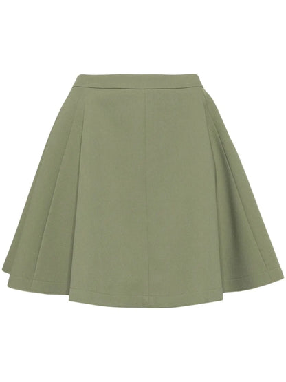 Virgin-Wool Skater Skirt